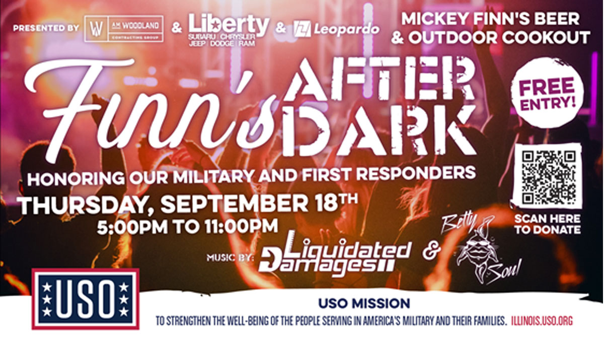 Finn's After Dark Party for the USO in Libertyville